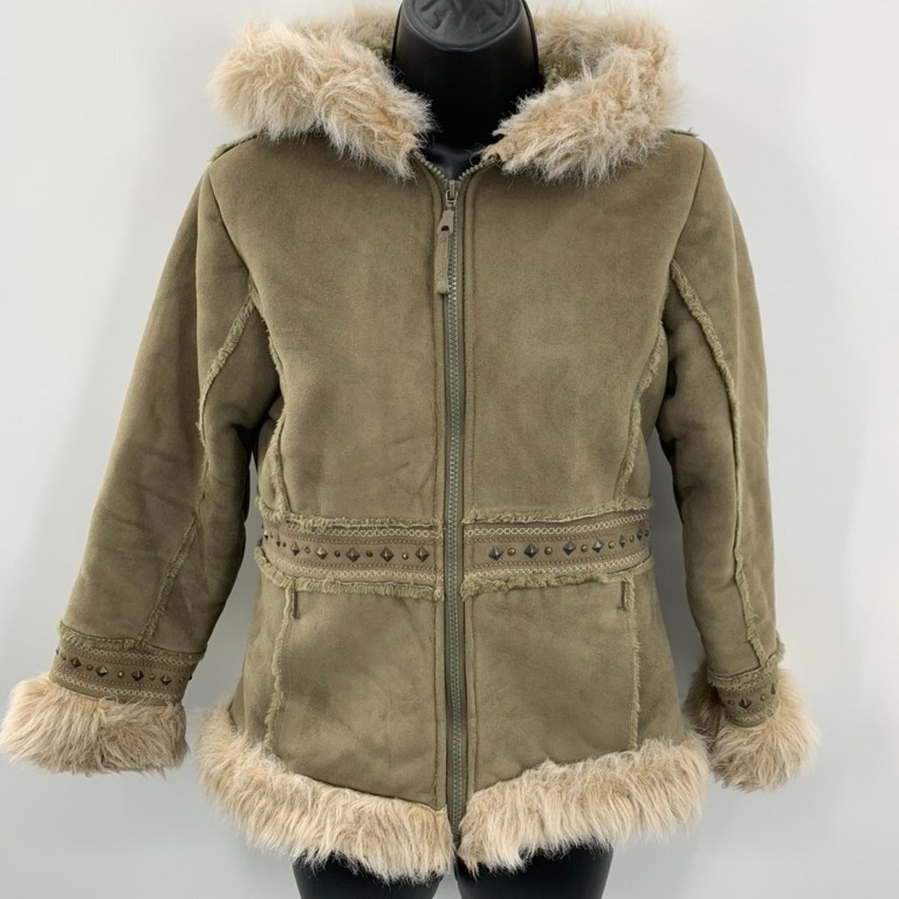 Big Chill Juniors Hooded Coat Size 10/12